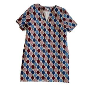 Multicolore 70's Style Sweater Dress Size Medium